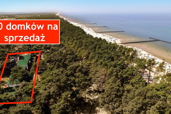 zachodniopomorskie, kołobrzeski, Kołobrzeg, Dźwirzyno, 30 m do plaży i morza - 10 domków w lesie